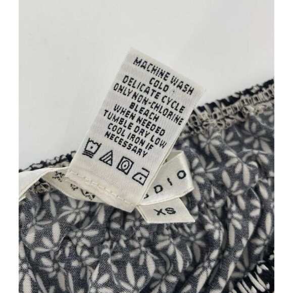 Max Edition Women's Babydoll Liquid Knit Scoop-Neck Short Sleeve Dress XS Boho - Picture 7 of 11